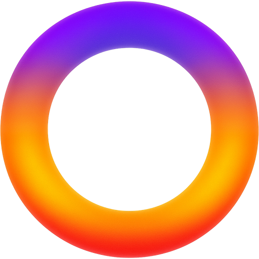 Draw gradient aura. Red in the bottom, next color is orange, next color is yellow, next color is violet (on the top). the aura looks like Torus