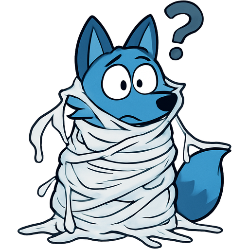 slikworm cocooned completely pod blue fox confused completely covered with huge coating of spider slik and huge spider slik wrappings and huge spider slik wrappings