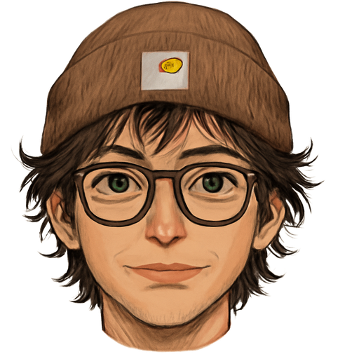 Full face native guy dark brown eyes super high cheekbones guy medium length messy brown hair carhartt beanie full lips rayban eyeglasses visible mole on uppper lip