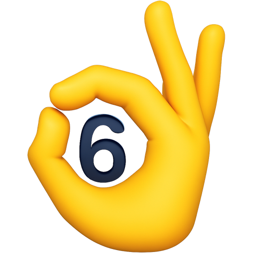 Finger making a 6 and a finger making me want the seven is your thumb and index finger up side down and the six is and ok Singh