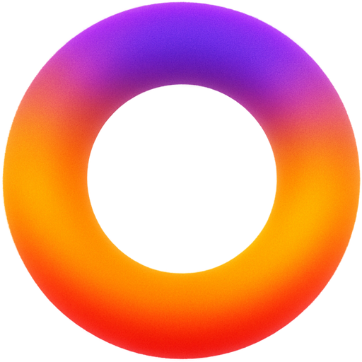 Draw gradient aura. Red in the bottom, next color is orange, next color is yellow, next color is violet (on the top). the aura looks like Torus
