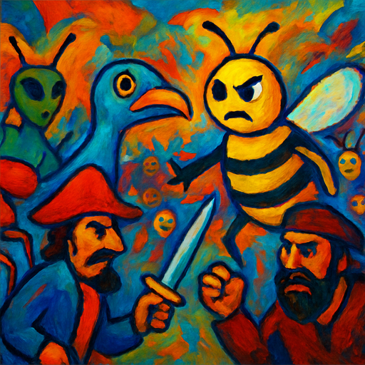 Crowds: “Ants/Aliens Duplo 5/Dino Bird 3/Captain Hook Thug/Band Thug VS. Lord Bee/Bee #1/Bee #2/Crowd Bees