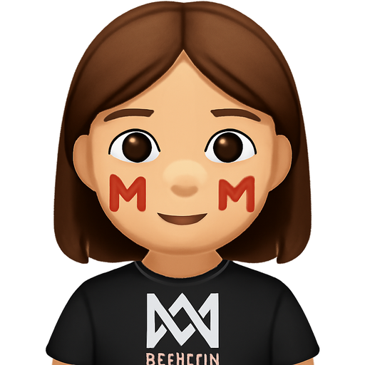 Kannst du ein Emoji machen mit einem braun haarigen Mädchen und sie hat auf ihren beiden backen ein M und hat ein Marcus und Martinus t Shirt an