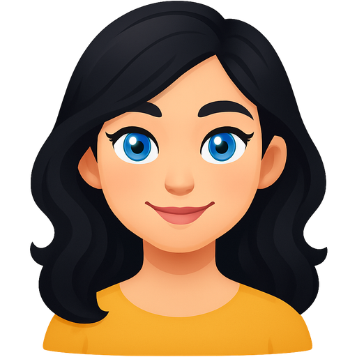 uma mulher bonita, olhos azuis, cabelos pretos azeviche, fofa
inspirational emoji, motivational cute character