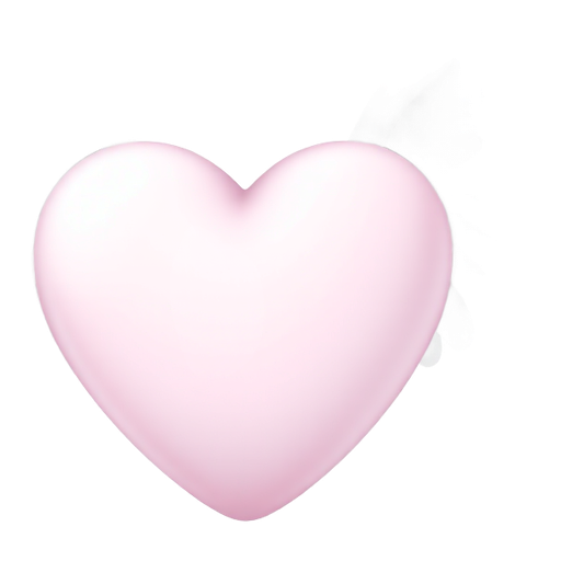 "Soft pastel heart with angel wings, surrounded by dreamy clouds and twinkling stars, capturing a sense of love and freedom."