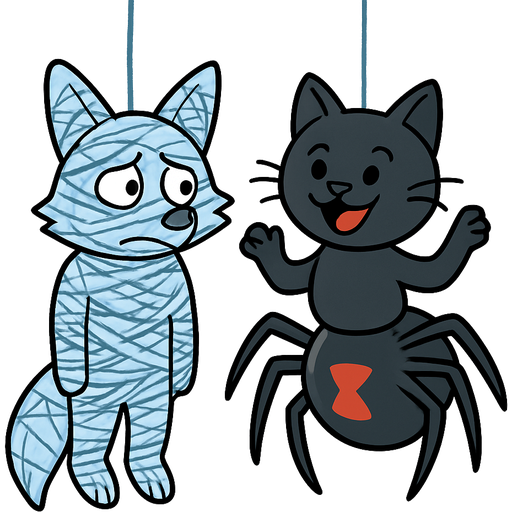 anthropomorphic fennc fox worried #B8FFFF webbed mummified #B8FFFF Spiderwrapped web completely covered with thick layers non-transparent #B8FFFF spider web slik #B8FFFF head completely covered with thick layers non-transparent spider web slik face completely covered with thick layers non-transparent #B8FFFF spider web slik #B8FFFF mouth completely covered with thick layers non-transparent #B8FFFF spider web slik #B8FFFF ears completely covered with thick layers non-transparent #B8FFFF spider web slik #B8FFFF mouth completely covered with thick layers non-transparent #B8FFFF spider web slik #B8FFFF gagging sound of muffled screams mmmph! hanging on a ceiling next to a happy drider cat hybrid the upper torso of a happy black cat and and the lower body of a giant black widow spider emoji, artistic style