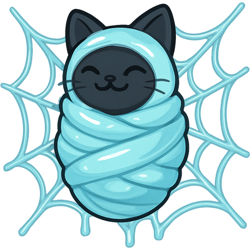 #B8FFFF slikworm cocooned pod black cat happy #B8FFFF covered with #B8FFFF very huge coating of ##B8FFFF slik and very huge #B8FFFF slik wrappings and #B8FFFF webbings #B8FFFF very large coating of #B8FFFF slik and very huge #B8FFFF slik wrappings and #B8FFFF webbings #B8FFFF artistic creation, beautiful art
