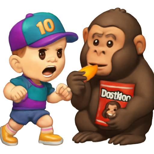 Level 10 gyat fanum taxing baby gronk in 1990 in bottlemorre while fighting a gorilla eating doritos with the face of kai cenat on them