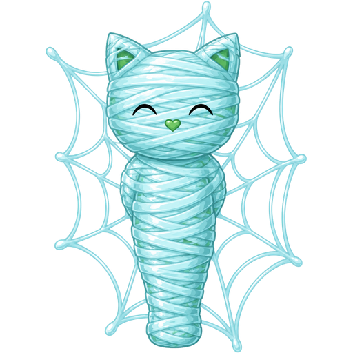 green boy cat furry completely covered mummified from head to toe shaped like green boy cat furry behind back and legs bonded together completely covered with thick layers of light cyan spider slik wrappings tightly with white highlights mummy shaped like green boy cat furry with arms behind back and legs bonded together completely covered with thick layers of light cyan spider slik wrappings with white highlights tightly in a light cyan spider web on the right (happy tree friends)