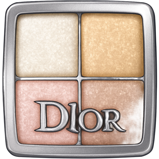 Realistic Dior highlighter pallet white,very light gold ,light pink ,light brown add glitter/shine texture