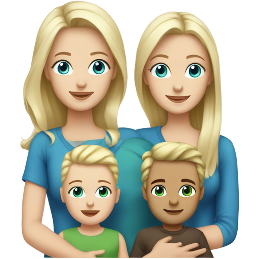 Husband with brown hair and green eyes wife with blonde hair and blue eyes and a baby girl with blonde hair and blue eyes
