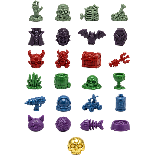 moose toys treasure x non gold treasures
4 zombie non gold treasures
4 vampire non gold treasures
4 demon non gold treasures
4 swamp non gold treasures
4 space non gold treasures
4 cat non gold treasures
1 ultra rare real gold dipped treasure skull