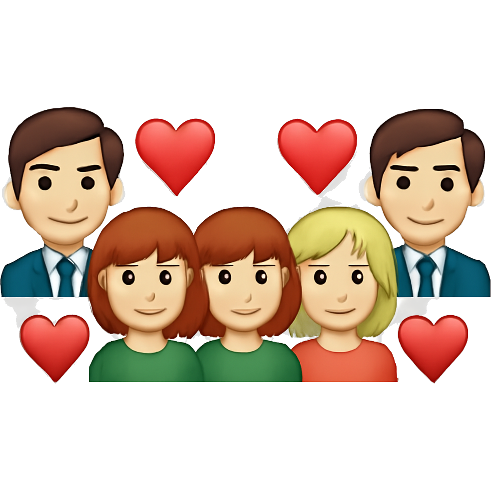 2 mark s from severence, 2 helly r from severence, and 2 gemmas from severence in a polyamorous relationship