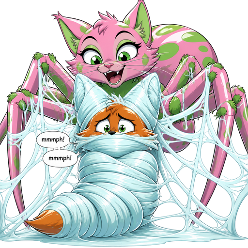 #B8FFFF cocooned #B8FFFF orange worried furry fox muffled moans mmmph!
mmmph! mouth covered with #B8FFFF huge coating of ##B8FFFF slik and huge #B8FFFF slik wrappings and #B8FFFF webbings earscovered with #B8FFFF huge coating of ##B8FFFF slik and huge #B8FFFF slik wrappings and #B8FFFF webbings #B8FFFF huge coating of #B8FFFF slik and huge #B8FFFF slik wrappings and #B8FFFF webbings #B8FFFF trapped in a #B8FFFF spider web prison with a giant pink and green cat drider hybrid happy