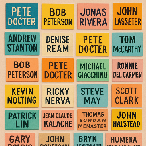PETE DOCTER BOB PETERSON JONAS RIVERA JOHN LASSETER ANDREW STANTON DENISE REAM PETE DOCTER BOB PETERSON Tom MCCARTHY BoB PETERSON PETE DOCTER MICHAEL GIACCHINO RONNIE DEL CARMEN KEVIN NOLTING RICKY NERVA STEVE MAY MARK NELSEN SCOTT CLARK PATRICK LIN JEAN-CLAUDE KALACHE THOMAS JORDANMENASTER JOHN HALSTEAD GARY BRUINS JOHN POTTEBAUM BRYN IMAGIRE HUMERA YASMIN KHAN ToM MYERS