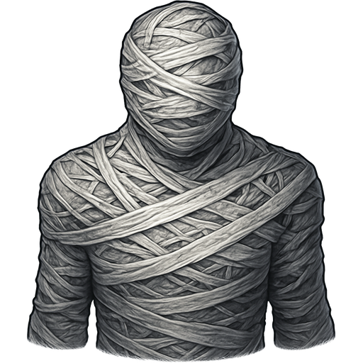 thick spider web cocooned whole body and head completely covered with thick huge layers of non-transparent spider web slik mummy like cocoon front view for dungeon fighter online game emoji, artistic style