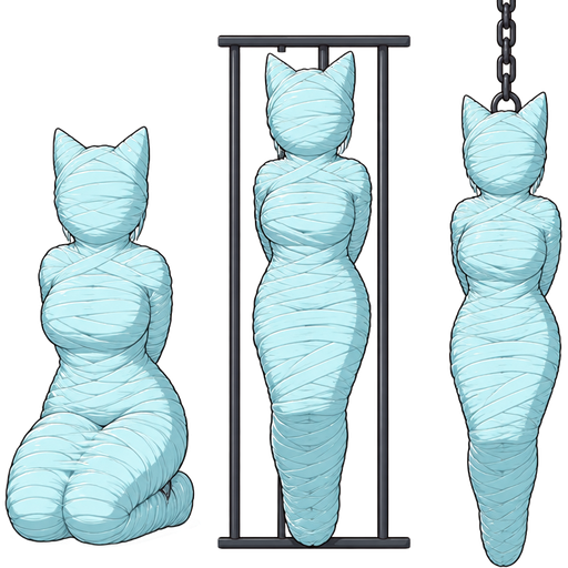 wrapped up and mummified fully covered in a #B8FFFF spider slik cocoon shaped like cat girl anthro with arms behind back with #B8FFFF spider slik wrappings completely covered with thick layers non-transparent #B8FFFF spider slik wrappings prison sitting down wrapped up and mummified fully covered in a #B8FFFF spider slik cocoon shaped like cat girl anthro with arms behind back with #B8FFFF spider slik wrappings completely covered with thick layers non-transparent #B8FFFF spider slik wrappings prison hanging wrapped up and mummified fully covered in a #B8FFFF spider slik cocoon shaped like cat girl anthro with arms behind back with #B8FFFF spider slik wrappings completely covered with thick layers non-transparent #B8FFFF spider slik wrappings prison
