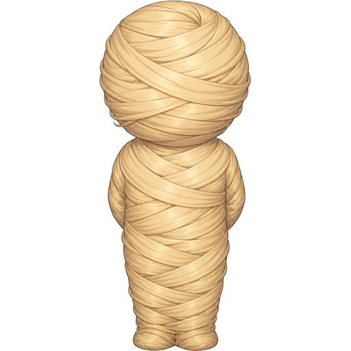 wrapped up and mummified fully covered in a light blonde hair cocoon shaped like boy with arms behind back with light blonde hair completely covered with thick layers non-transparent light blonde hair light blonde hair