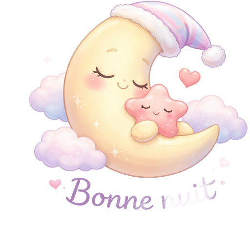 Génère moi un emoji mignon pour souhaiter bonne nuit à quelqu’un que l’on aime avec un cœur discret !
