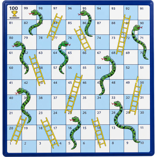 snakes and ladders board game mermaid cats are replaced with snakes and bubbles replaced with ladders version