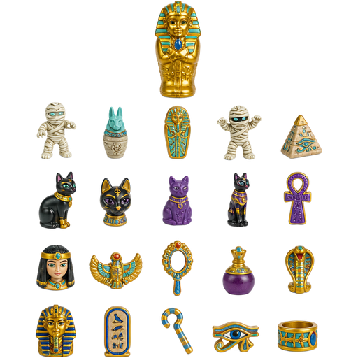 moose toys treasure x mummy gold 5 non-gold- treasures based on mummy 5 non-gold- treasures based on bastet 5 non-gold- treasures based on Cleopatra 5
non-gold- treasures based on pharaoh
