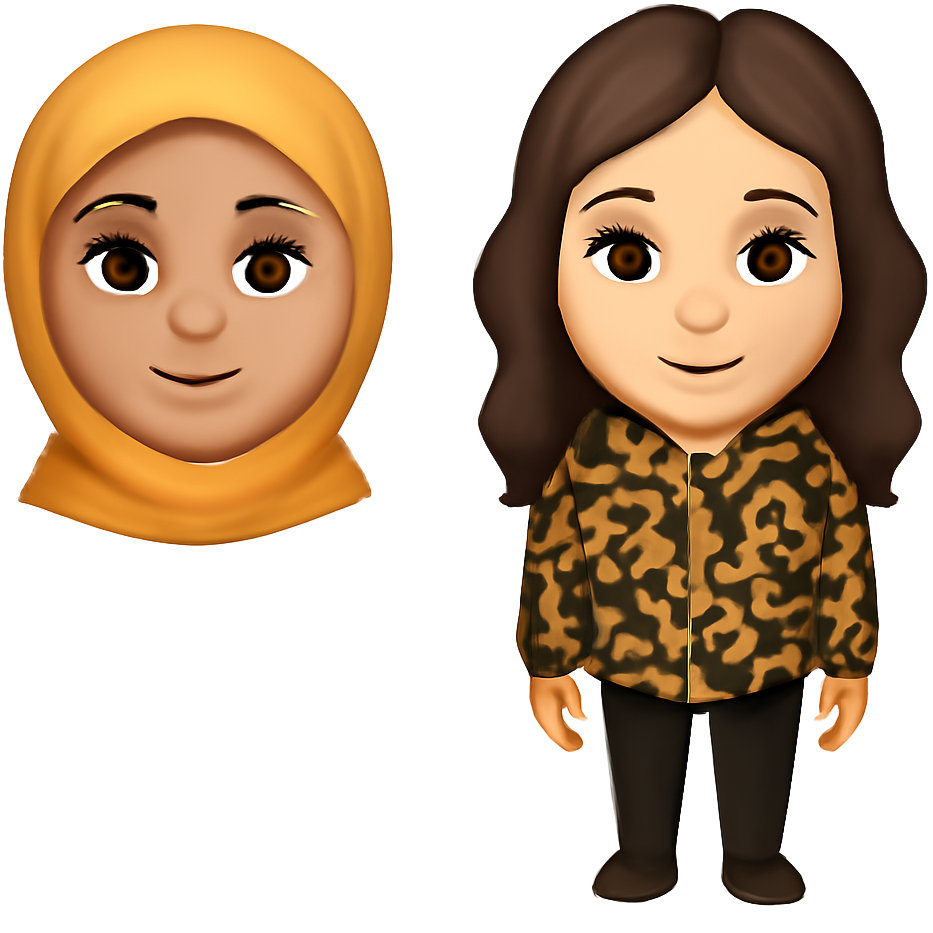 Zahide and a girl that is around 5 foot and has Dark brown hair and has a hoodie that is leopard print and has black leggings and hair is wavy kinda straight and has dark brown eyes