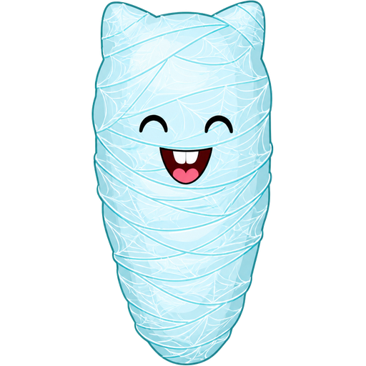 #B8FFFF spider slik cocoon #B8FFFF mummified completely covered anthro black cat face completely covered ears completely covered shaped cocoon covered with #B8FFFF thin coat of #B8FFFF spider webs happy tree friends style