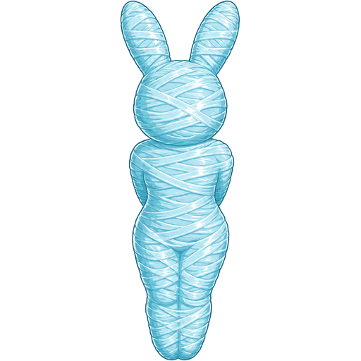 fully completely covered covered encased enveloped with ten layers of light cyan spider slik wrappings mummified and cocooned and webbed red girl rabbit furry whole completely covered encased enveloped with ten layers of light cyan spider slik wrappings cocoon whole head whole body whole arms and whole legs completely covered wrapped up and mummified from head to toe in ten layers of light cyan spider slik wrappings shaped like whole red girl rabbit furry behind back and legs bonded together completely covered encased enveloped in with ten layers of light cyan spider slik wrappings cocoon tightly with white highlights mummy shaped like whole red girl rabbit furry with arms behind back and legs bonded together completely covered encased enveloped with ten layers of light cyan spider slik wrappings cocoon with white highlights tightly