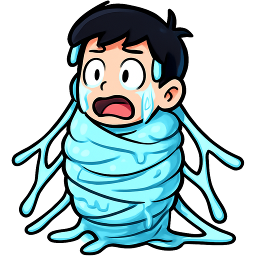 #B8FFFF slikworm cocooned pod black haired boy panicked covered with #B8FFFF huge coating of #B8FFFF slik and huge #B8FFFF slik wrappings and huge #B8FFFF webbing wrappings #B8FFFF