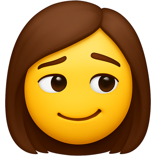 I want an emoji that reflects the dumb little smile a girl gets when they text a boy in the apple emoji style