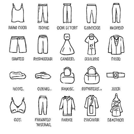 Tank Tops Jeans Dress Pants Leggings Joggers Shorts Sweatpants Dresses Jumpsuits Suits Shoes Loafers Slippers Accessories Belts Bras Workout Leggings Pajamas Robes Swimwear . Costumes