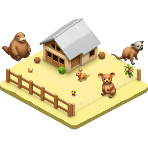 Zoo animal walrus Kangaroo koala platypus Seal Sea Lion elephant seal lepre ad Seal Wombat rodents reptiles