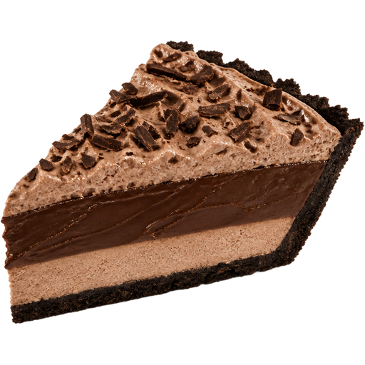 Triple-Layer Chocolate Pudding Pie and the Bottom Layer Being Cheesecake Pudding and the Top Layer Being Whipped Chocolate