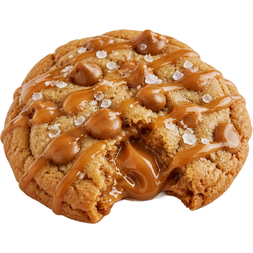 Brown Butter Butterscotch Filled with Butterscotch Chips and a Drizzle of Butterscotch Sauce and a Hint of Salt