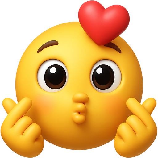 😙🫰💕 make the hands in either side and the heart little right above the hands and the face the same