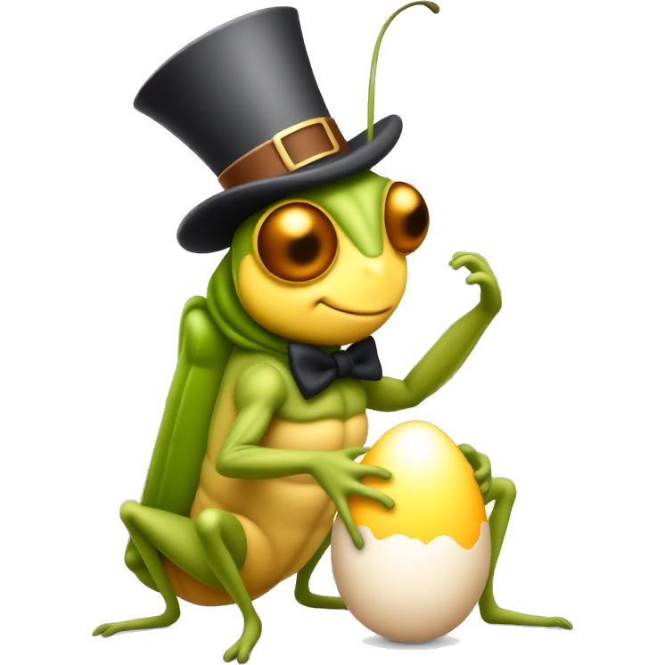 ๐ฉ๐ฆโจ๐ณ๐ฅ
A dapper grasshopper in a top hat, gracefully flipping a golden egg in a whimsical kitchen, surrounded by twinkling stars and a sprinkle of fairy dust.