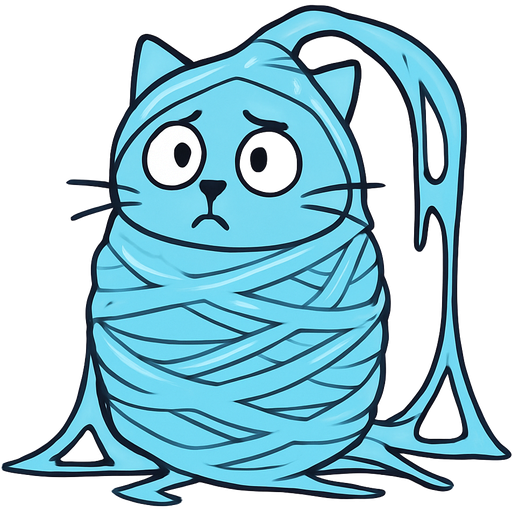 #B8FFFF slikworm cocooned completely pod blue cat confused completely covered with #B8FFFF huge coating of #B8FFFF slik and huge #B8FFFF slik wrappings and huge #B8FFFF webbing wrappings #B8FFFF