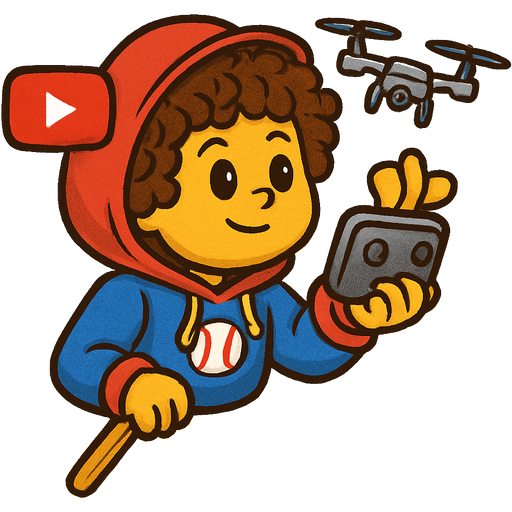 upside down mop with brown curly mop hair that looks like a seven-year-old that’s wearing a baseball hoodie flying a drone while watching YouTube and playing baseball make sure it had the mop stick at the bottom. of the sweatshirt