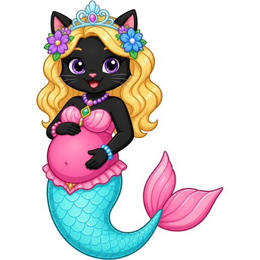 black cat with light yellow hair purple and blue flowers light cyan crown purple and green necklace pink and blue bracelets pink dress attached to long light cyan mermaid tail with pink tail fins character black cat with light yellow hair purple and blue flowers light cyan crown purple and green necklace pink and blue bracelets pink dress attached to long light cyan mermaid tail with pink tail fins maw black cat with light yellow hair purple and blue flowers light cyan crown purple and green necklace pink and blue bracelets pink dress attached to long light cyan mermaid tail with pink tail fins thoratblack cat with light yellow hair purple and blue flowers light cyan crown purple and green necklace pink and blue bracelets pink dress attached to long light cyan mermaid tail with pink tail fins epophagus black cat with light yellow hair purple and blue flowers light cyan crown purple and green necklace pink and blue bracelets pink dress attached to long light cyan mermaid tail with pink tail fins stomach black cat with light yellow hair purple and blue flowers light cyan crown purple and green necklace pink and blue bracelets pink dress attached to long light cyan mermaid tail with pink tail fins with pregnant belly result