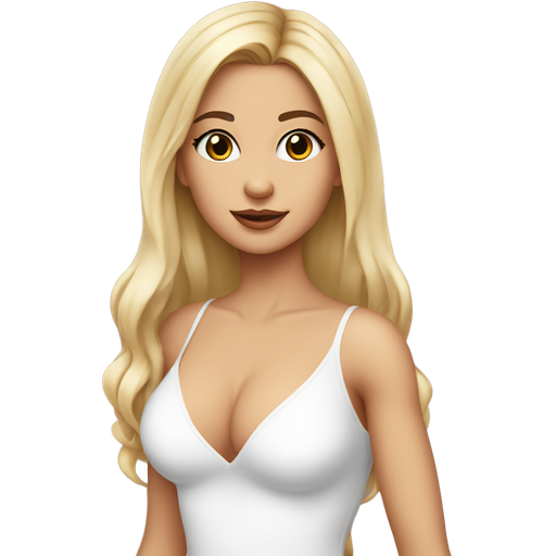 hair parted in the middle straight natural blonde hair, brown eyes, white skin, wearing cleavage a v-neck bodysuit, most beautiful clean girl