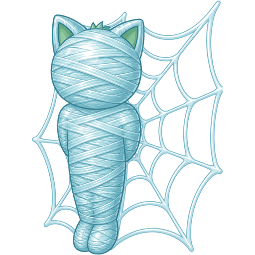 green boy cat furry completely covered mummified from head to toe shaped like green boy cat furry behind back and legs bonded together completely covered with thick layers of light cyan spider slik wrappings tightly with white highlights mummy shaped like green boy cat furry with arms behind back and legs bonded together completely covered with thick layers of light cyan spider slik wrappings with white highlights tightly in a light cyan spider web on the right (happy tree friends)
