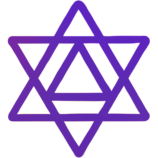 Draw gradient aura. Red in the bottom, next color is orange, next color is yellow, next color is violet (on the top). the aura looks like a merkaba