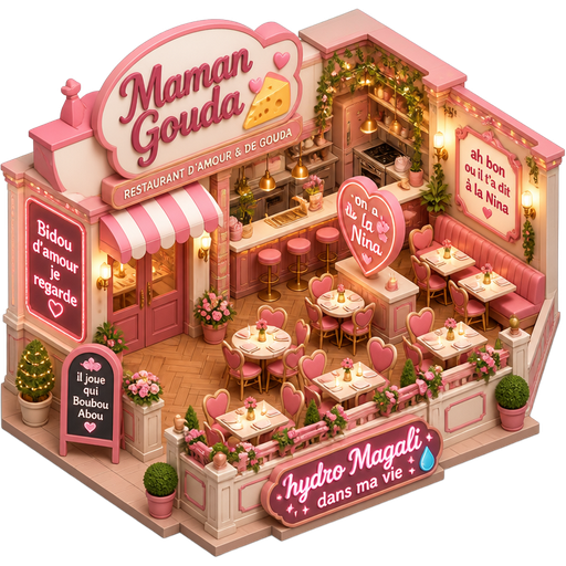 Maman Gouda, Bidou d’amour je regarde, il joue qui Boubou Abou ah bon ou il t’a dit à la Nina 🌸🩷🥰✨ hydro Magali dans ma vie