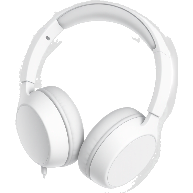 White headphones