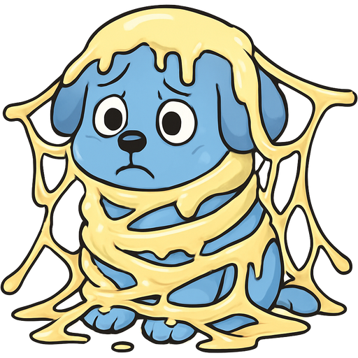 #FFFEED slikworm cocooned pod #FFFEED blue puppy worried covered with #FFFEED very huge coating of #FFFEED slik and very huge #FFFEED slik wrappings and #FFFEED webbings #FFFEED very large coating of #FFFEED slik and very huge #FFFEED slik wrappings and #FFFEED webbings #FFFEED